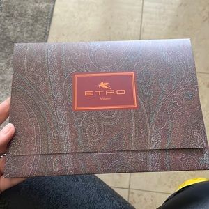 ETRO Receipt holder